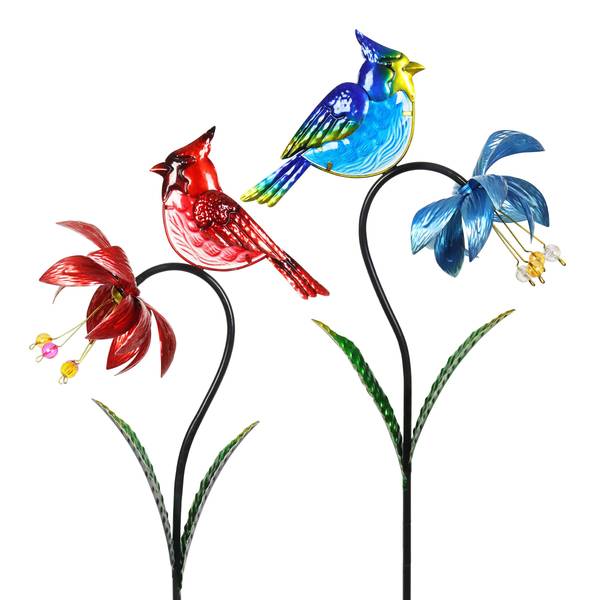 Photo of Garden Flower Spinner Stakes Assortment