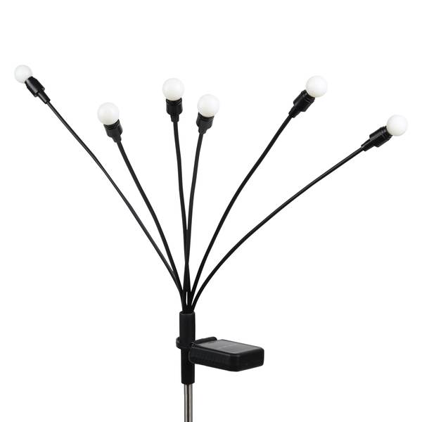 Photo of Solar 6-White LED Ball Garden Stakes