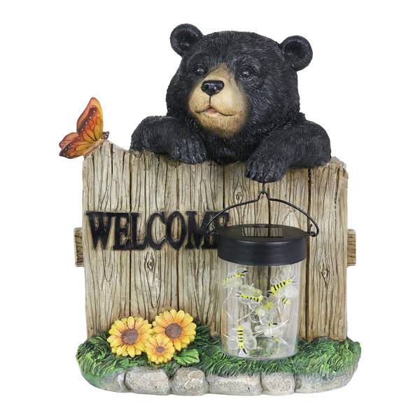 Photo of Solar Bear with Jar of Bees Lantern Welcome