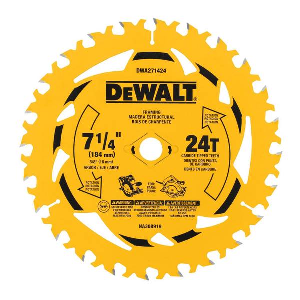Photo of 7-1/4" 24T Circular Saw Blade