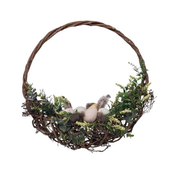 Photo of Easter Twig and Robins Egg Wreath