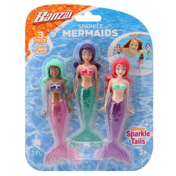 Photo of 3-Piece Sparkle Mermaid Dive Toy