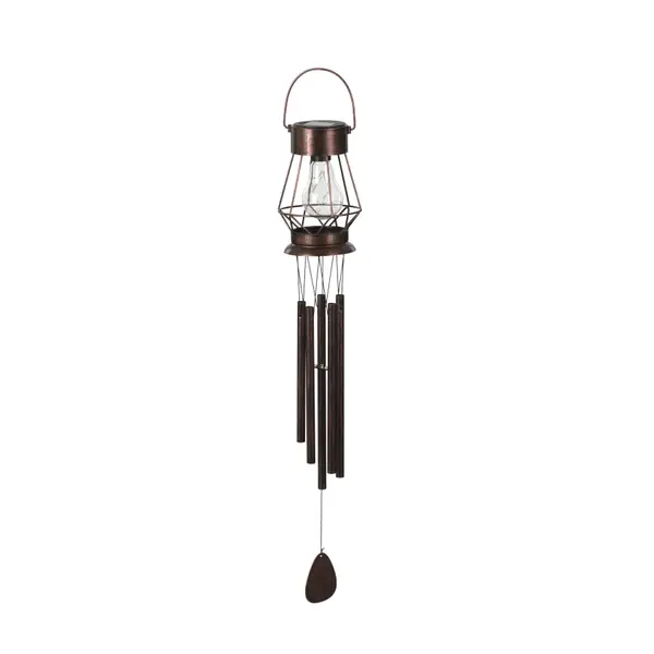 chime Exhart 46.25-in Multi Color Metal Wind Chime 05693L at Lowes.com