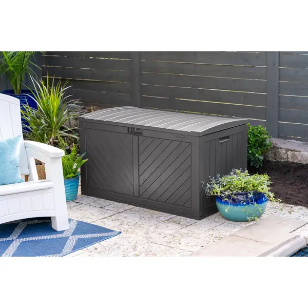 Suncast 134 Gallon Extra Large Deck Box - BMDB1341P | Blain's Farm