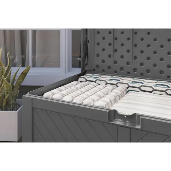 Suncast 134 Gallon Extra Large Deck Box - BMDB1341P | Blain's Farm