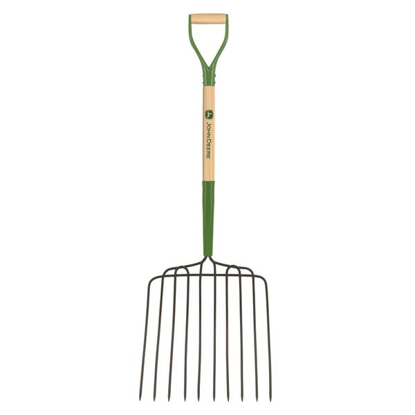 Photo of 10 Tine Steel Ensilage Fork with Wood Handle