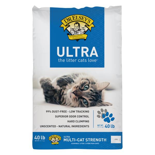 Photo of 40 lb Ultra UnScented Clumping Clay Cat Litter