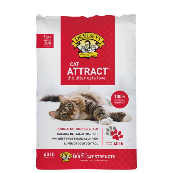 Photo of 40 lb Cat Attract Clumping Clay Cat Litter