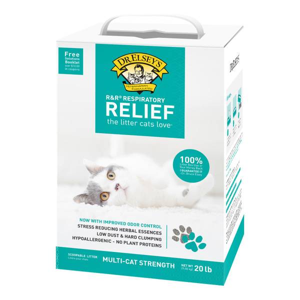 Photo of 20 lb R&R Stress-Reducing Clumping Clay Cat Litter