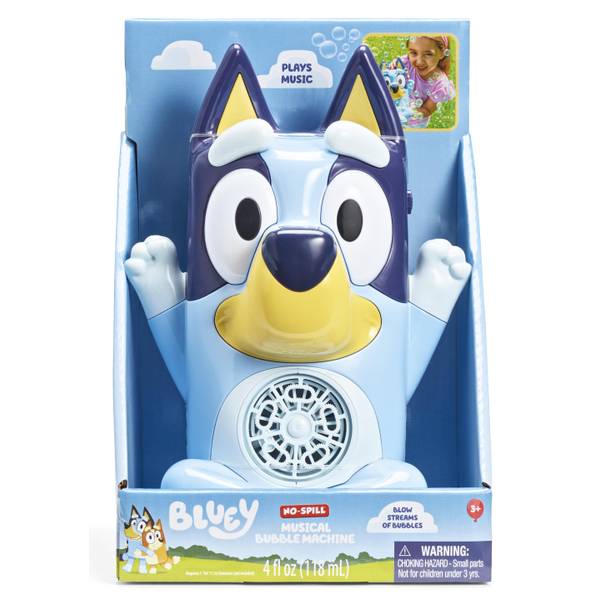 Photo of Bluey No Spill Musical Bubble Machine