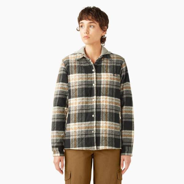 Dickies flannel hoodie on sale