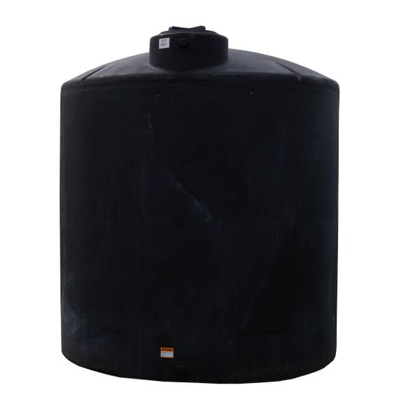 Photo of 2500 Gallon Vertical Water Storage Tank - Black