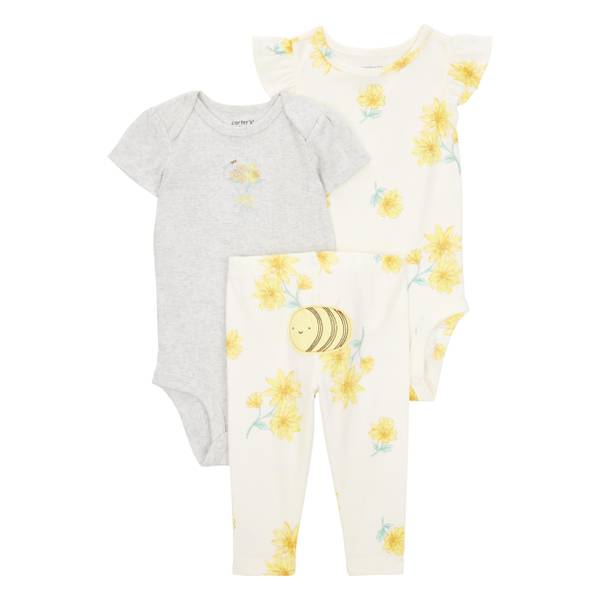 Carter's Infant Girl's 3-Piece Bee Little Character Set