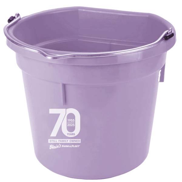 Photo of 20 Quart Flat Back Plastic Bucket