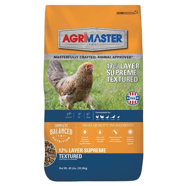 Photo of 17% Layer Supreme Textured Poultry Feed, 40 lb