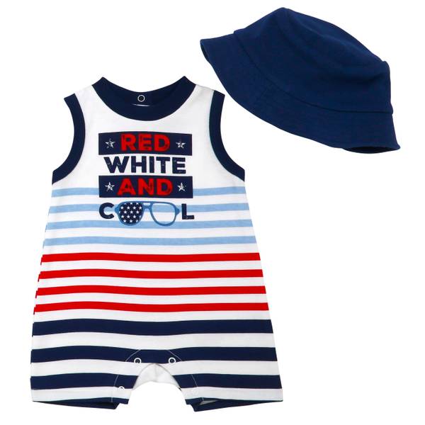 Baby Starters Infant Boy's 4th of July Romper Set A5222601-3M