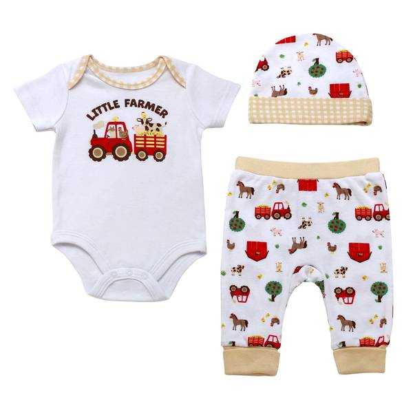 Photo of Infant Kid's 3-Piece Little Farmer Pant Set