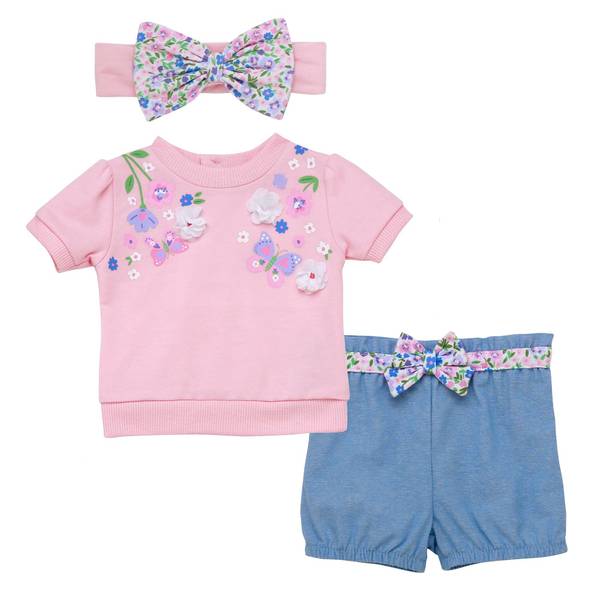 柔らかな質感の Baby Starters Infant Girl's Little Tulip Bodysuit Skirt Set 記念グッズ