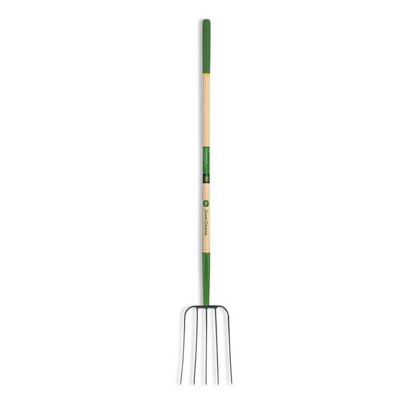 Photo of 5 Tine Manure Fork with Wood Handle, 48"