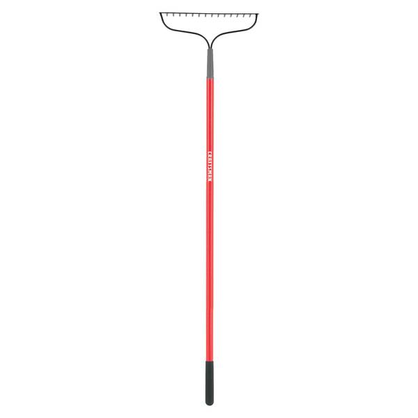 Photo of 16 Tine Welded Bow Rake Fiberglass Handle, 54"