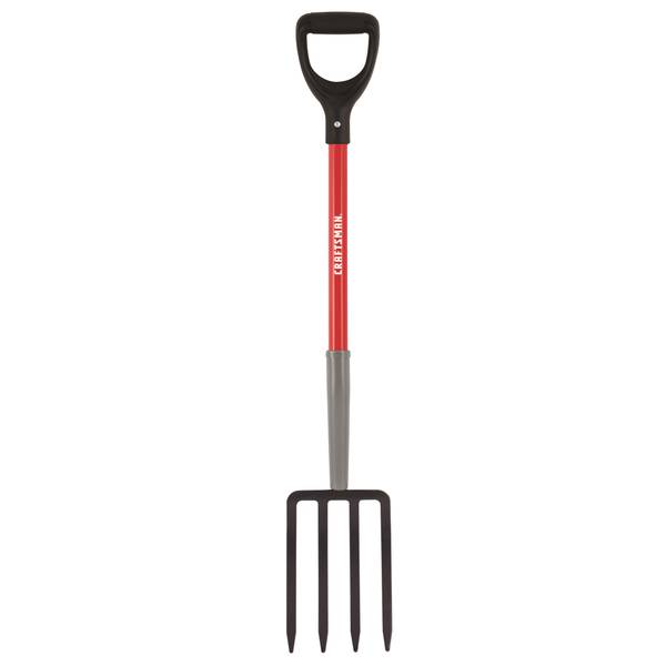 Photo of 4 Tine Spading Fork Fiberglass Handle, 28"