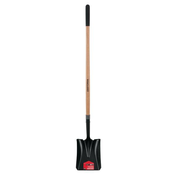 Photo of Square Point Long Handle Wood Shovel, 48"