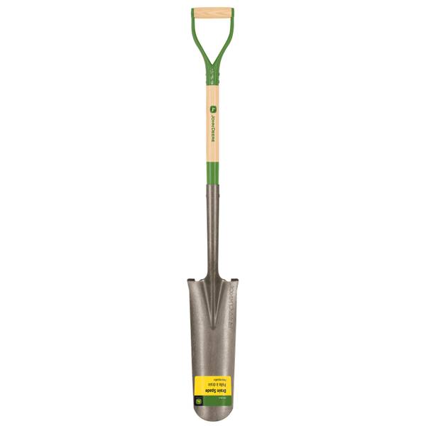 Photo of 16 Inch Drain Spade with Steel D Wood Handle
