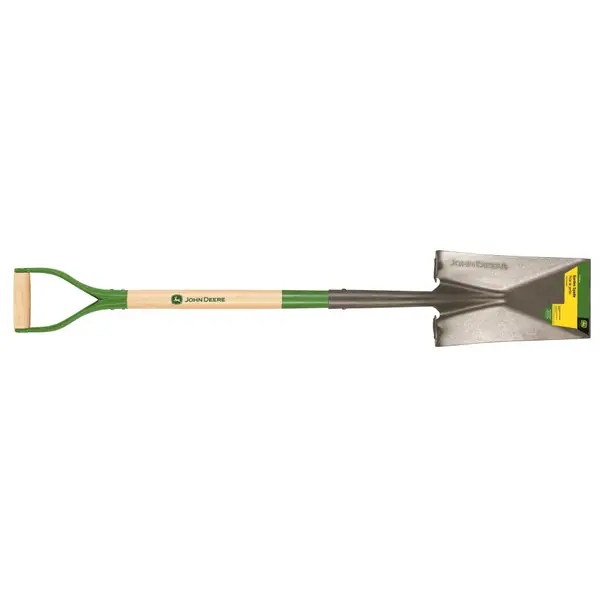Spade met sterk metalen blad en 75 cm korte steel met T-greep en zwamenhals Spade met sterk metalen blad en 75 cm korte steel met T-greep en zwamenhals