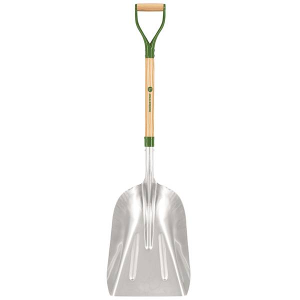 Photo of #12 Aluminum Scoop with Steel D Wood Handle