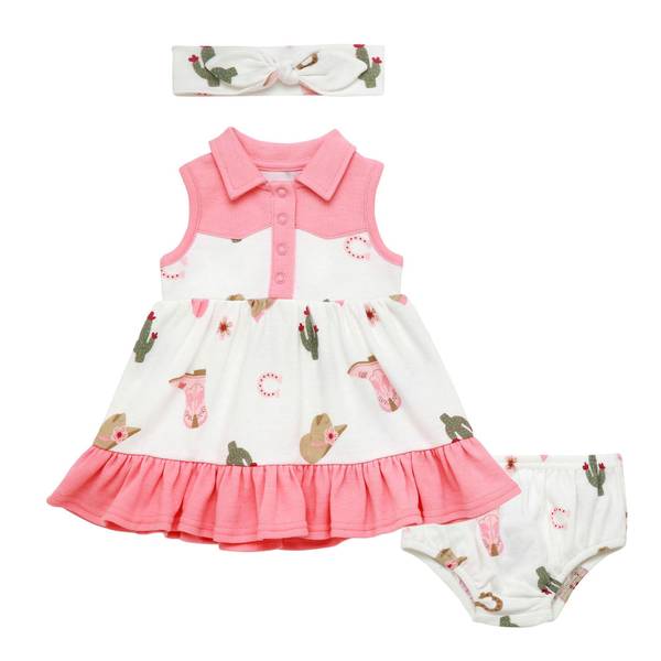 Infant Girl's Cowgirl Dress Set