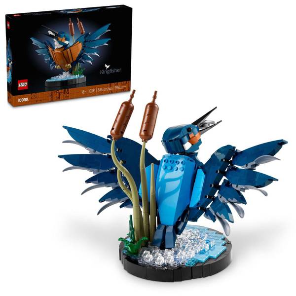 LEGO Icons Kingfisher Bird 10331 Building Set - 6474624 | Blain's Farm ...