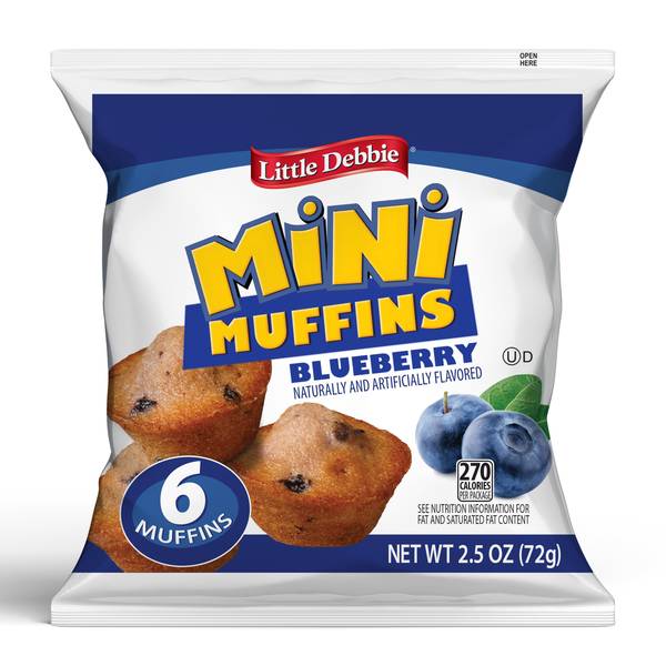 Photo of Single Serve Mini Muffins Blueberry
