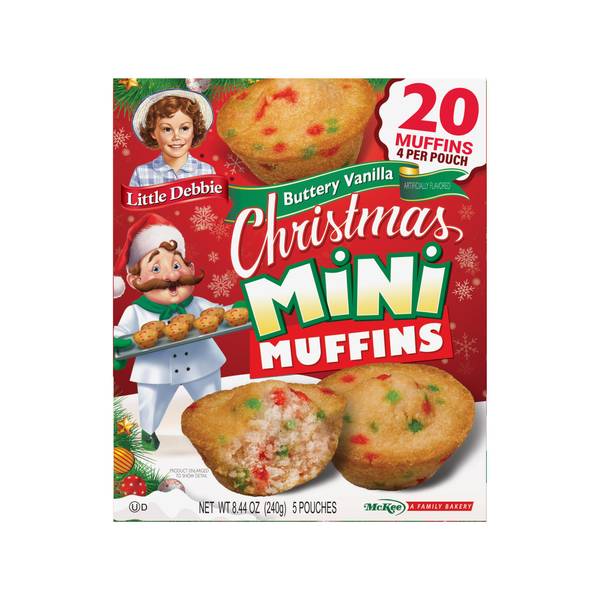 Photo of 5-Pouch Buttery Vanilla Christmas Mini Muffins