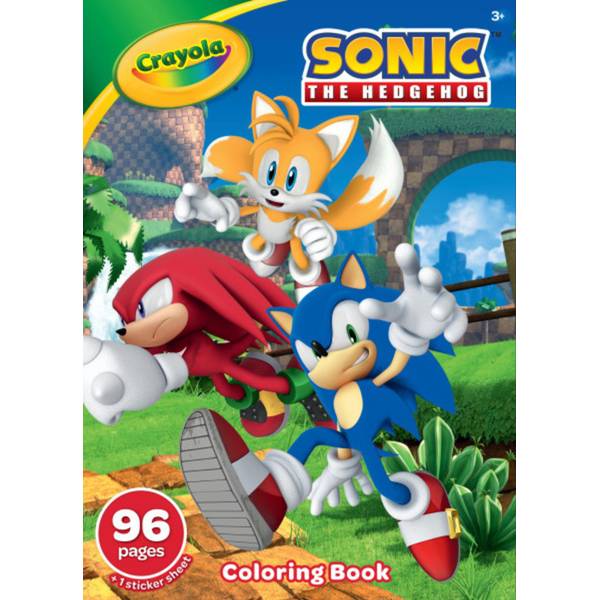 Crayola Sonic Coloring Book - 04-0847 | Blain's Farm & Fleet