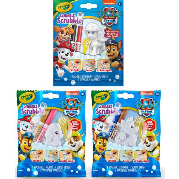 Photo of Paw Patrol Scribble Scrubbie Assortment