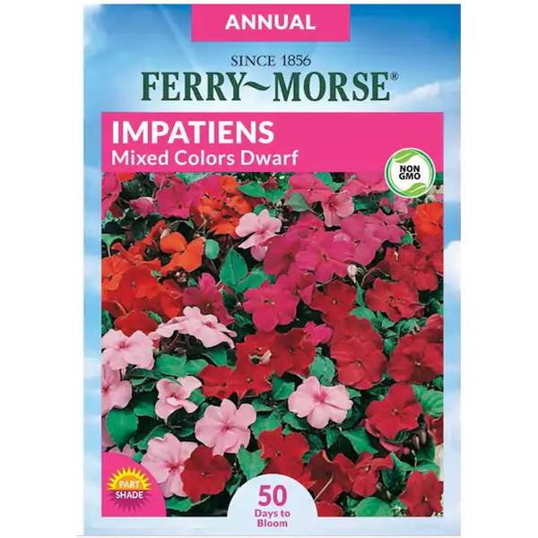 Photo of Mixed Colors Dwarf Pelleted Impatiens