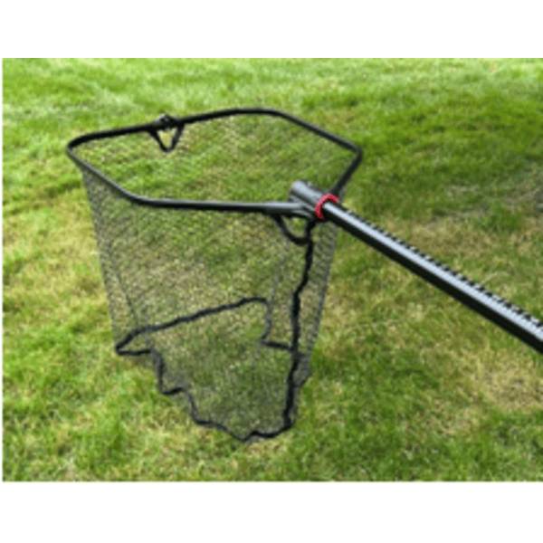 compact folding fishing net 27 Inch Foldable Floating Net, Tangle-Free Coated Landing with Fixed Handle, Portable Fish Landing Net for Ranger Boat, Kayak & Trout Salmon Bass Fishing, Fishing Gear Gifts for fishing in a stream or while fishing from a canoe or kayak Bass Pro Shops Folding Net