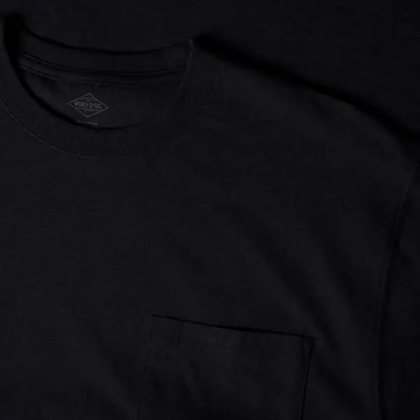 Work N' Sport Men's Jersey Pocket Tee - 74599-001WS-S | Blain's