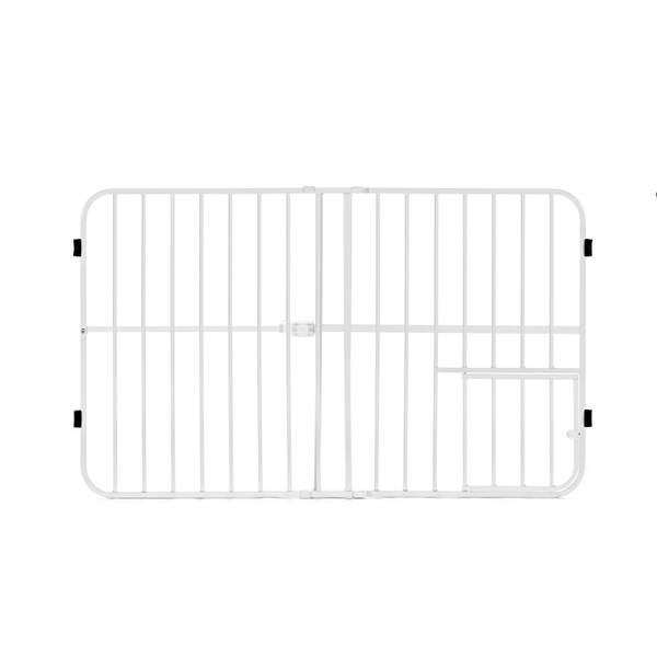 Photo of 24"x26-42" Tuffy Expandable Pet Gate with Small Pet Door