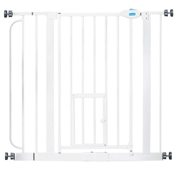 Photo of 30" x 19-36.5" Extra Wide Walk-Thru Pet Gate