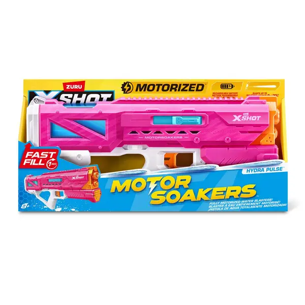 X-Shot Water Hydra Pulse Motor Soakers Pink Skin - 118174-S001