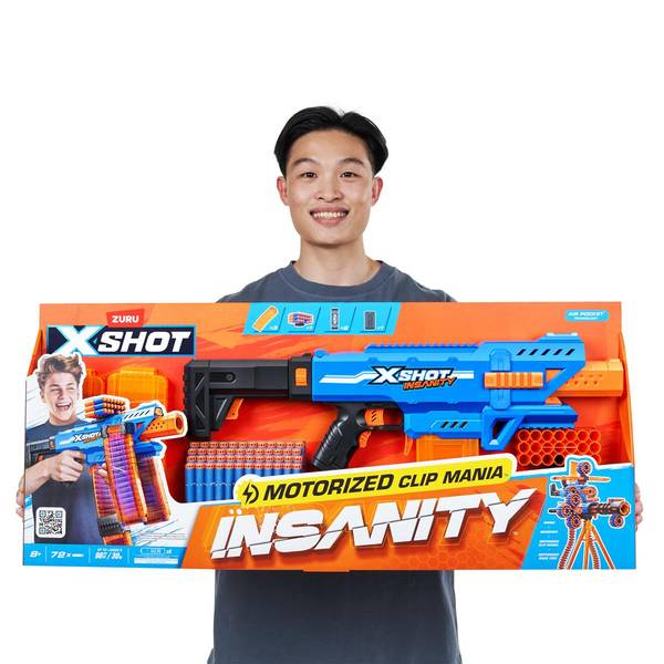 X-Shot Insanity Motorized Clip Mania - 36786-S001 | Blain's Farm