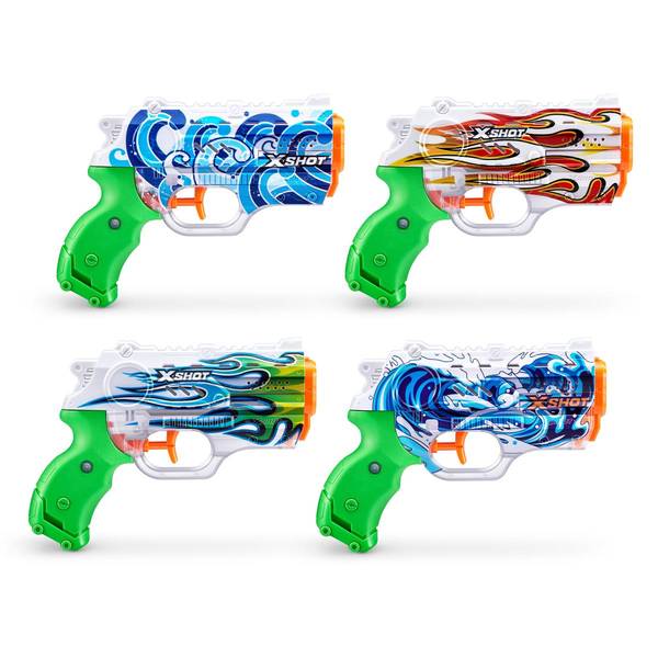 Photo of 4-Pack Fast-Fill Skins Nano Water Blaster