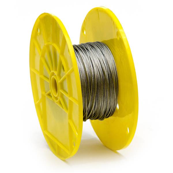 Photo of 3/32" x 500' 7 x 7 Galvanized Wire Rope