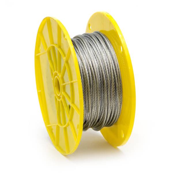 Photo of 3/16" x 250' 7 x 19 Galvanized Wire Rope