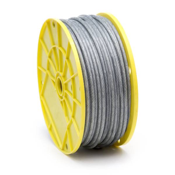Photo of 1/8" x 3/16" x 250' 7 x 7 PVC-Coated Wire Rope