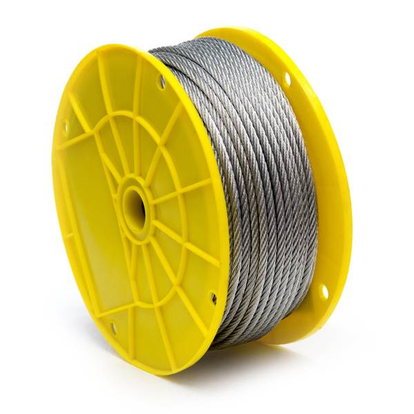 Photo of 3/8" x 250' 7 x 19 Galvanized Wire Rope