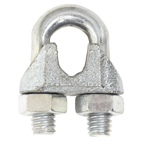 Photo of 1/4" Zinc Wire Rope Clip