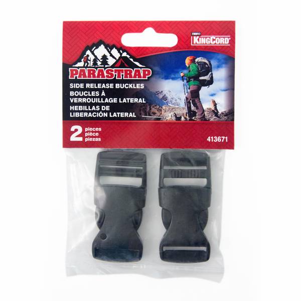 Photo of Black Side Release Buckles - 2 Pieces