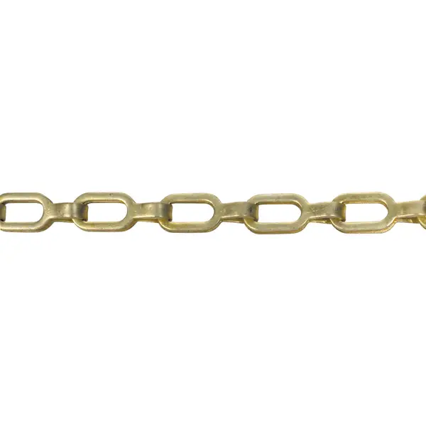 King Chain 1/0 x 15' Brass Safety Chain - 502885 | Blain's Farm